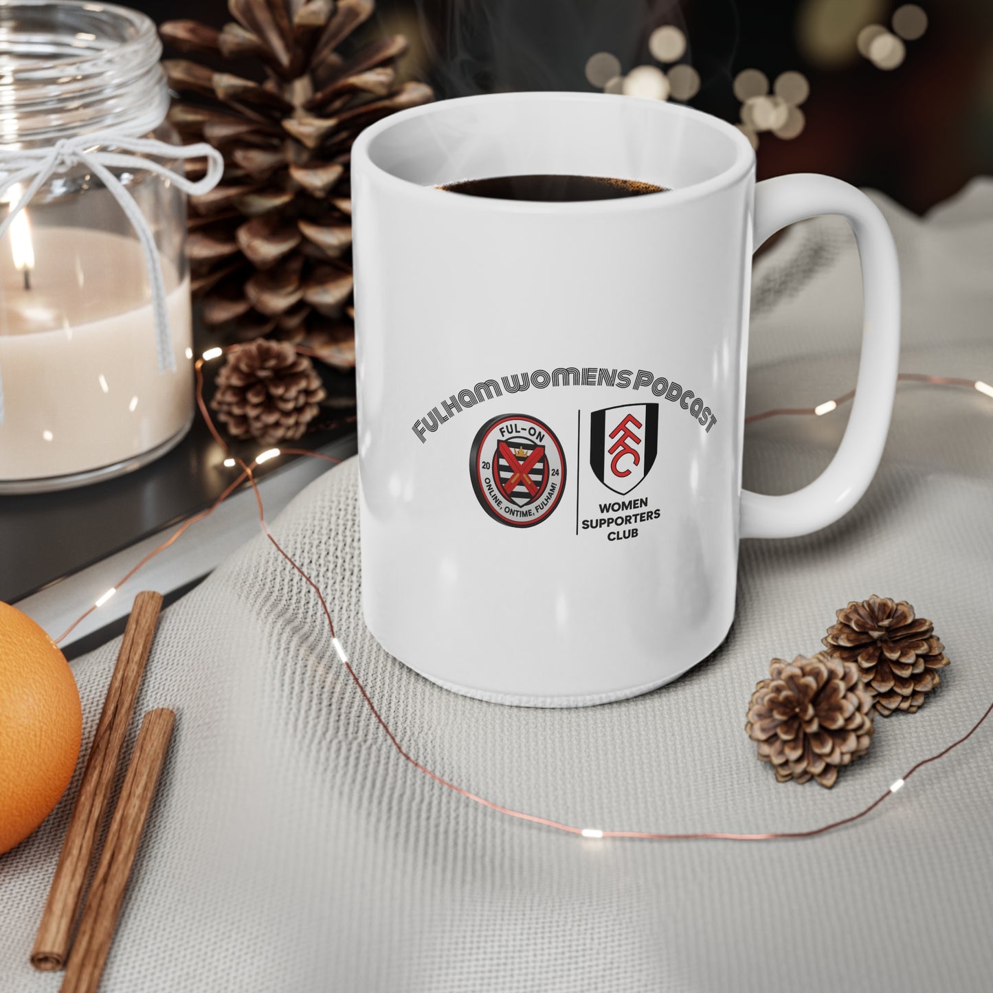 Fulham Women's podcast Mug