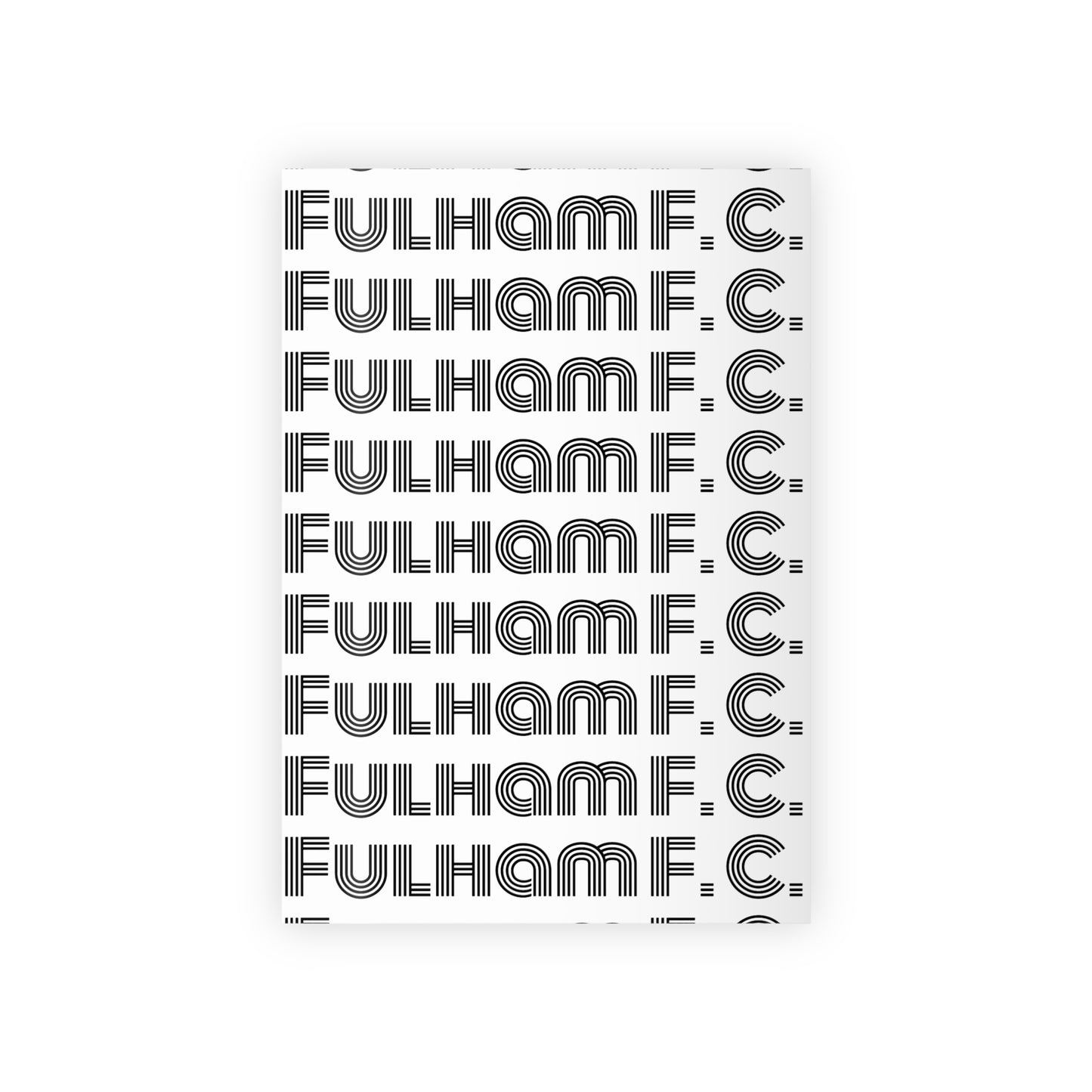 Fulham white Gift Wrapping Paper Rolls, 1pc