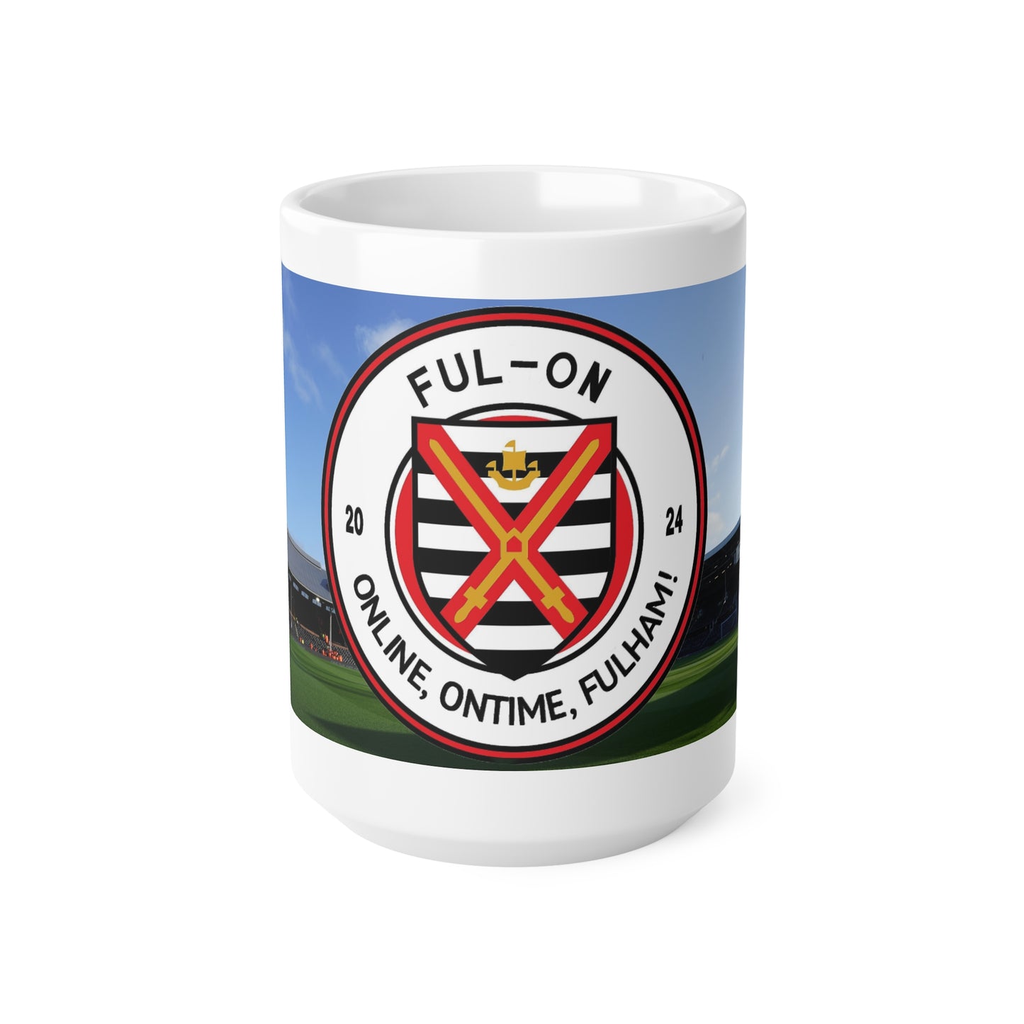 Ful-on Cottage Coffee Cups, 11oz, 15oz