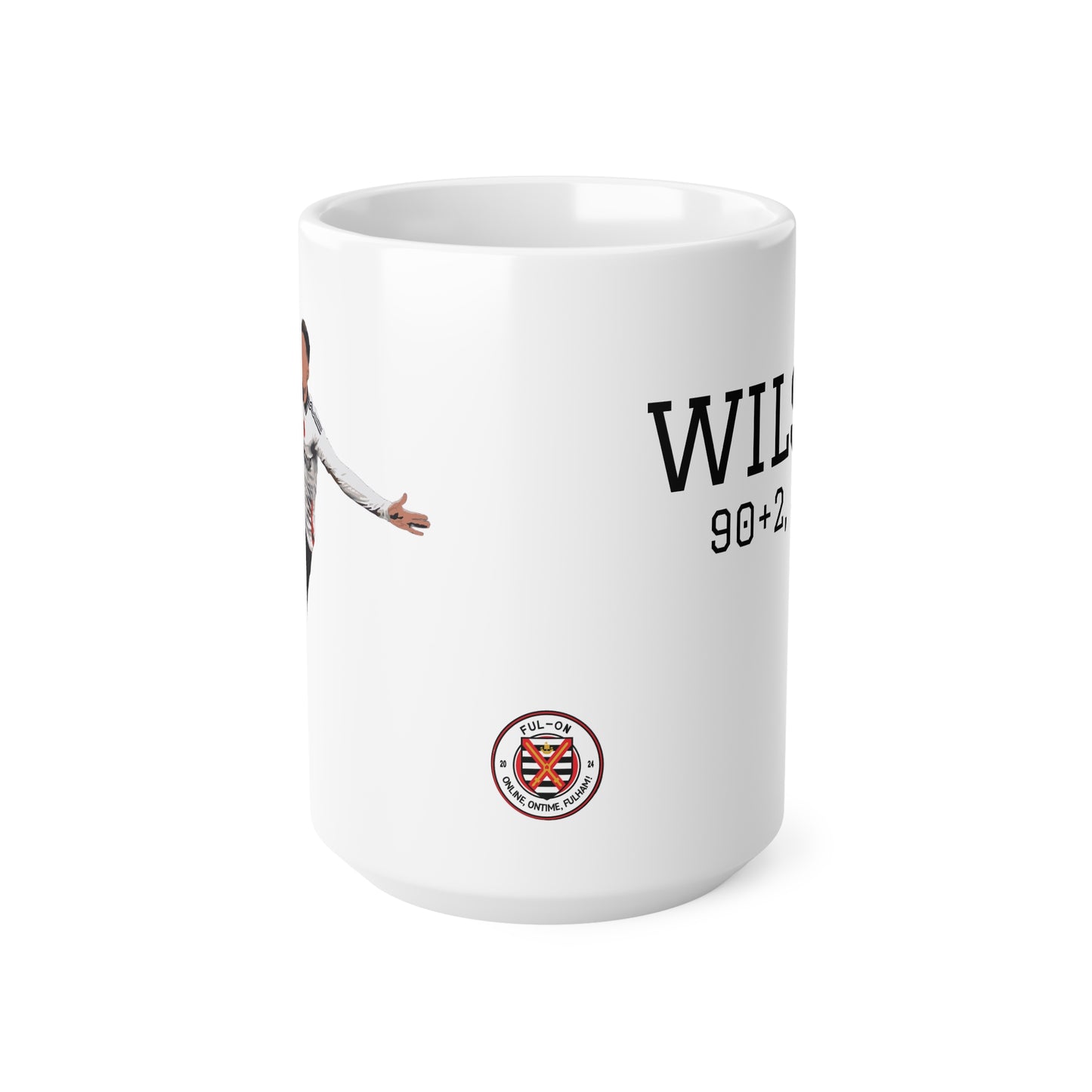 Wilson 90+ Ceramic Coffee Cups, 11oz, 15oz