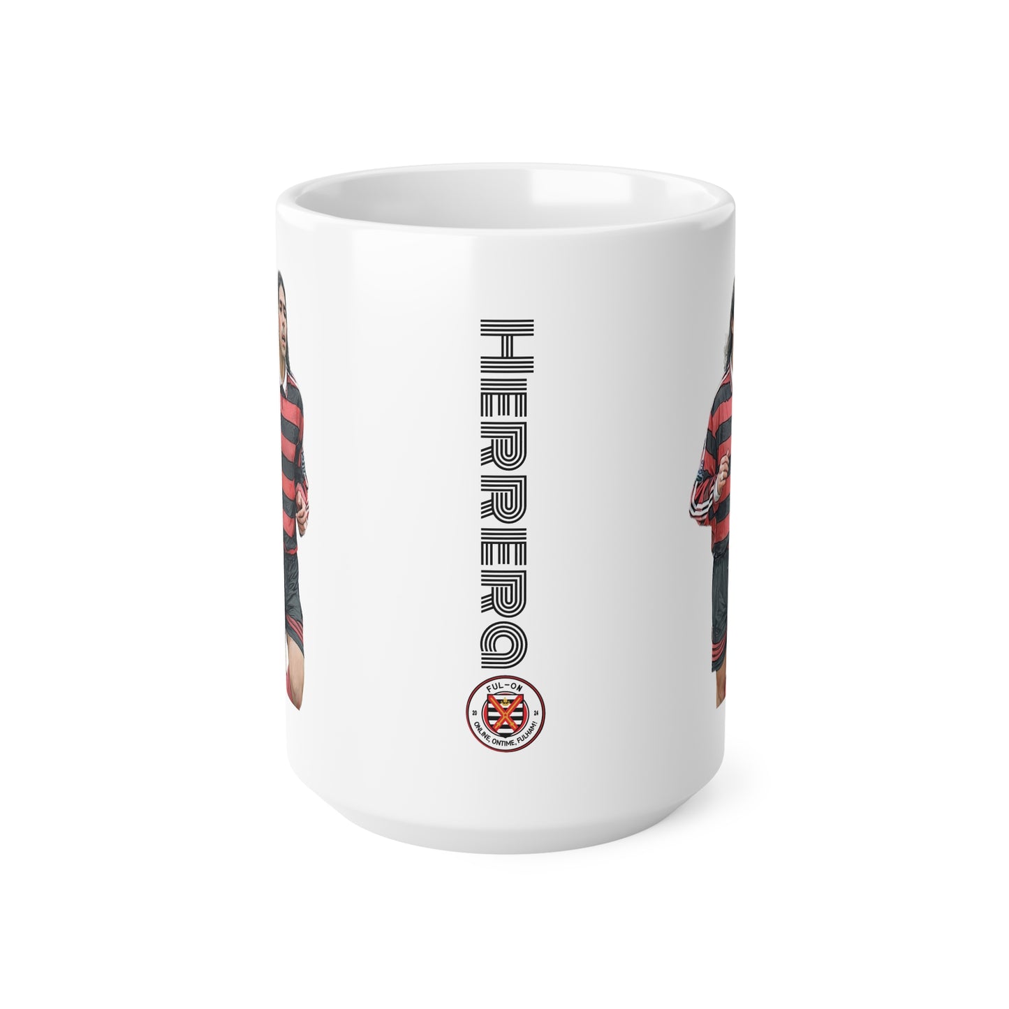 Herrera Ceramic Coffee Cups, 11oz, 15oz