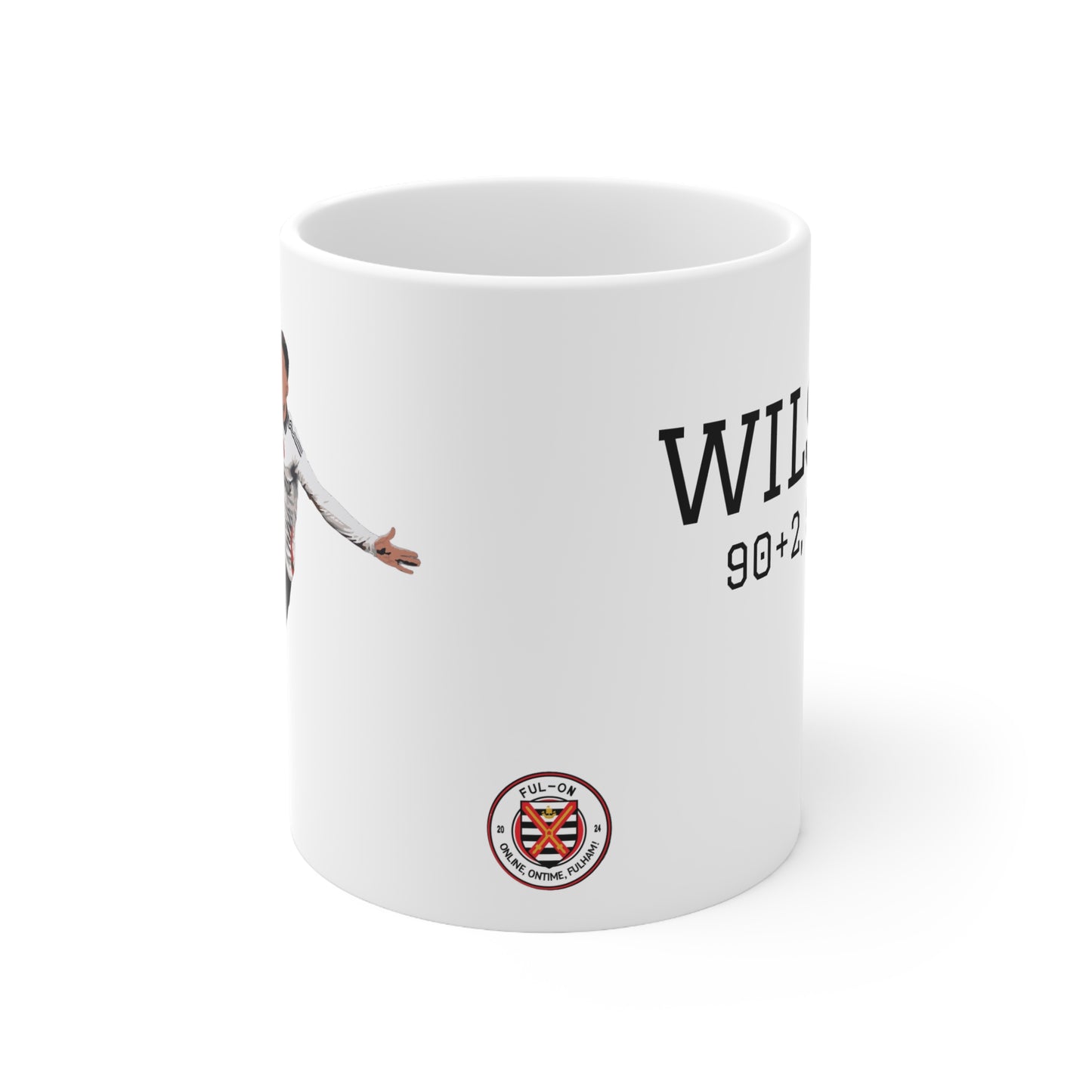 Wilson 90+ Ceramic Coffee Cups, 11oz, 15oz