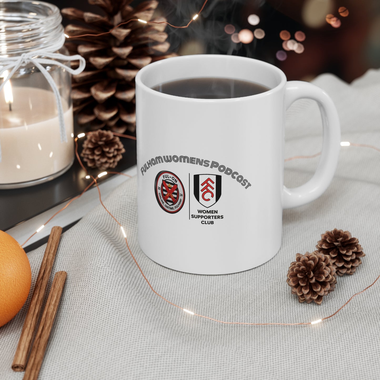 Fulham Women's podcast Mug