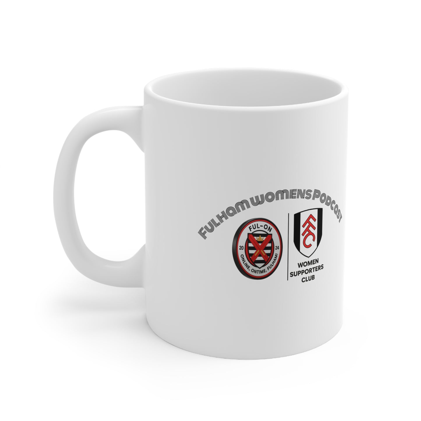 Fulham Women's podcast Mug