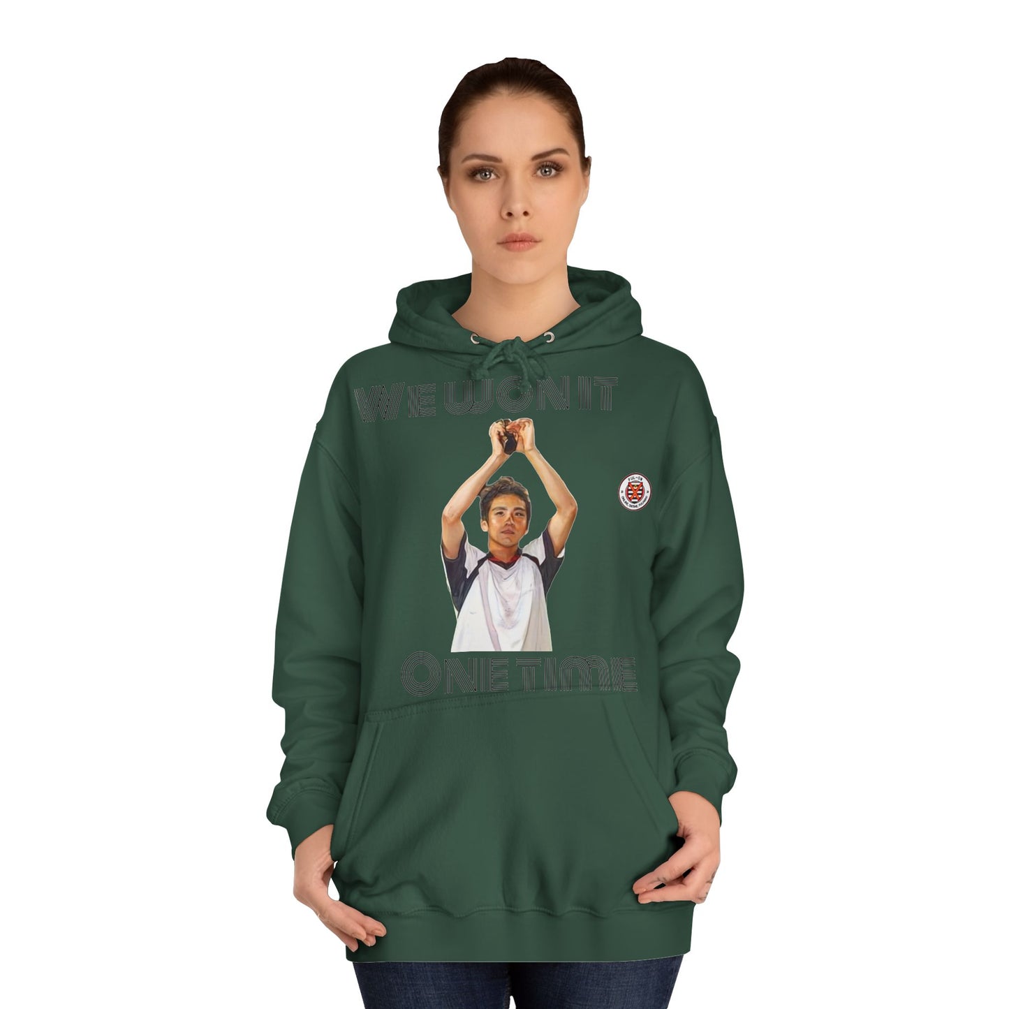 We won it Unisex College Hoodie