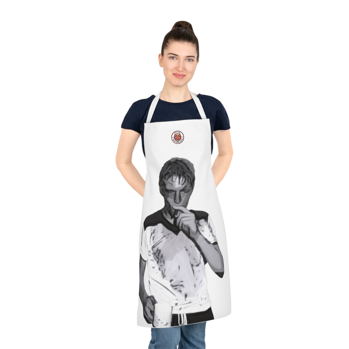 Brown Adult Apron (AOP)