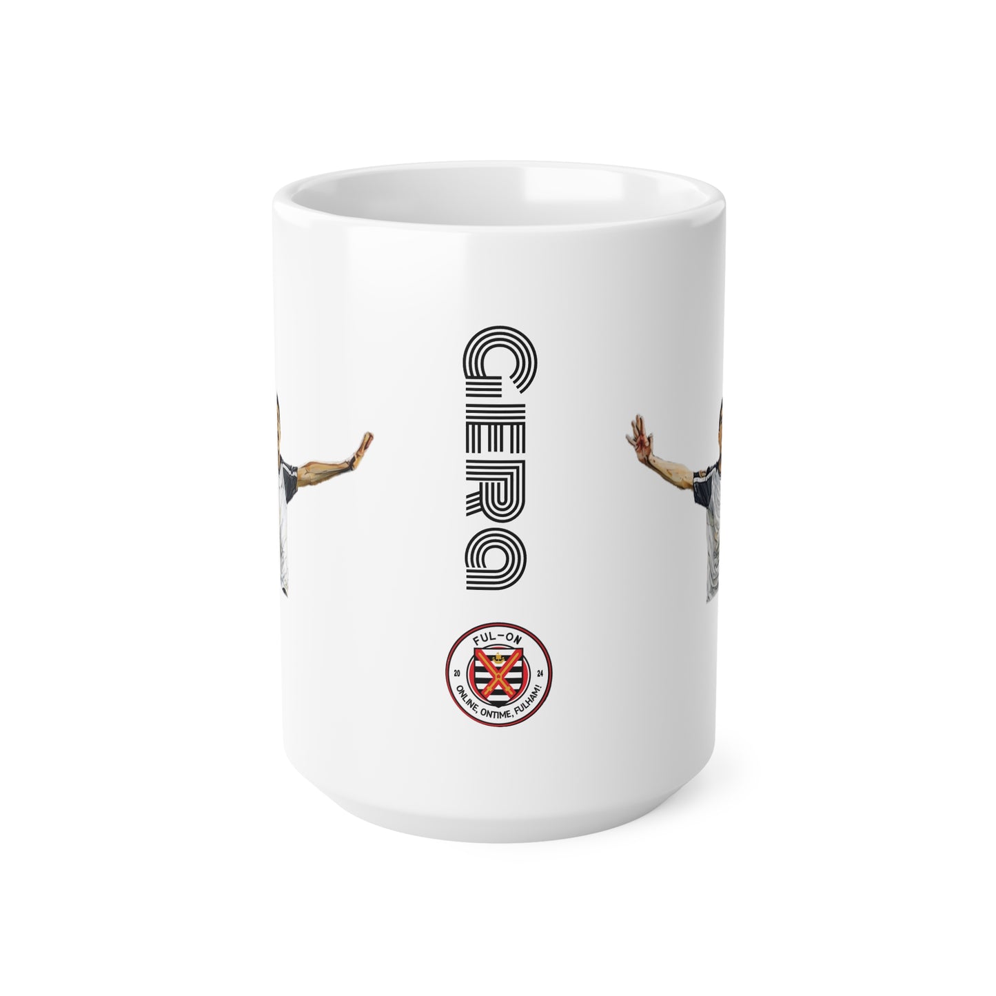 Gera Ceramic Coffee Cups, 11oz, 15oz