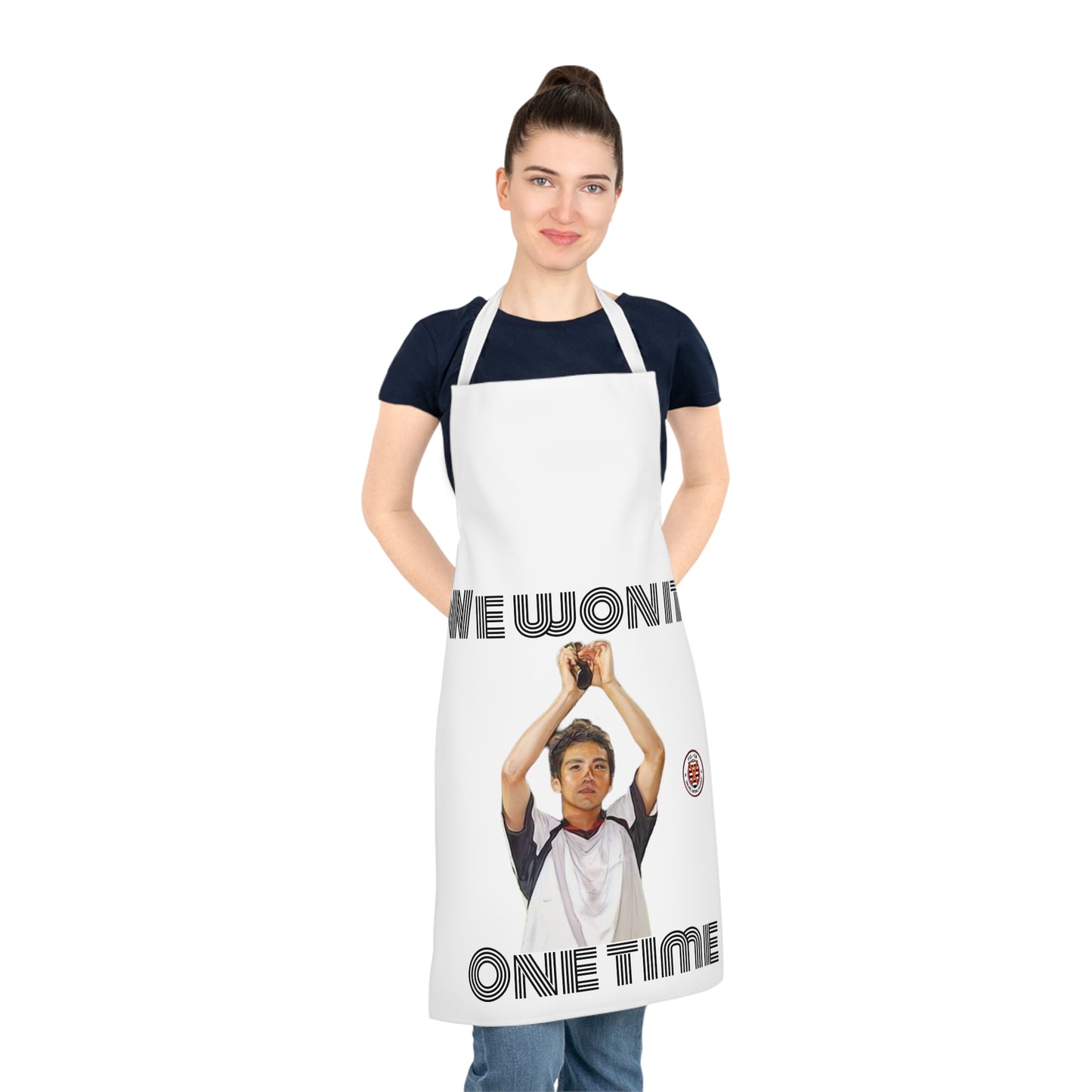 We won it Adult Apron (AOP)