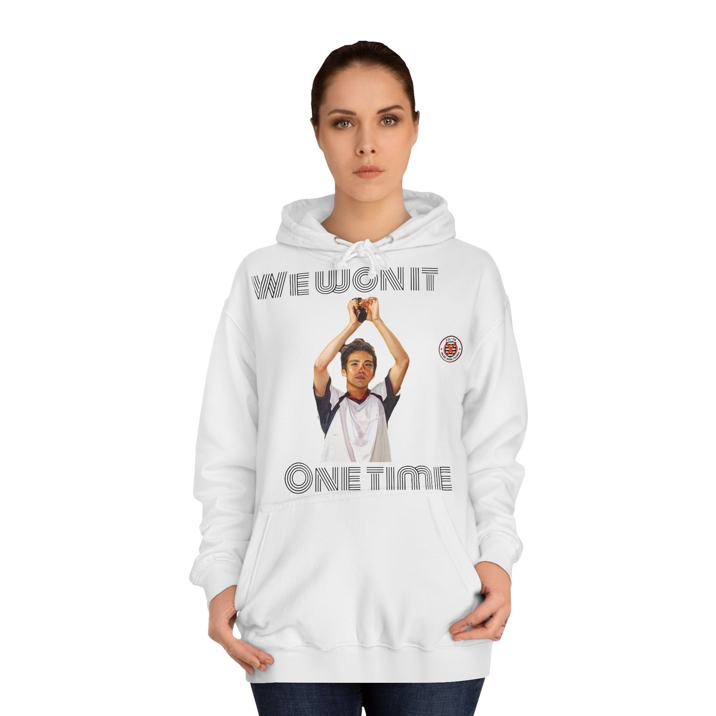 We won it Unisex College Hoodie