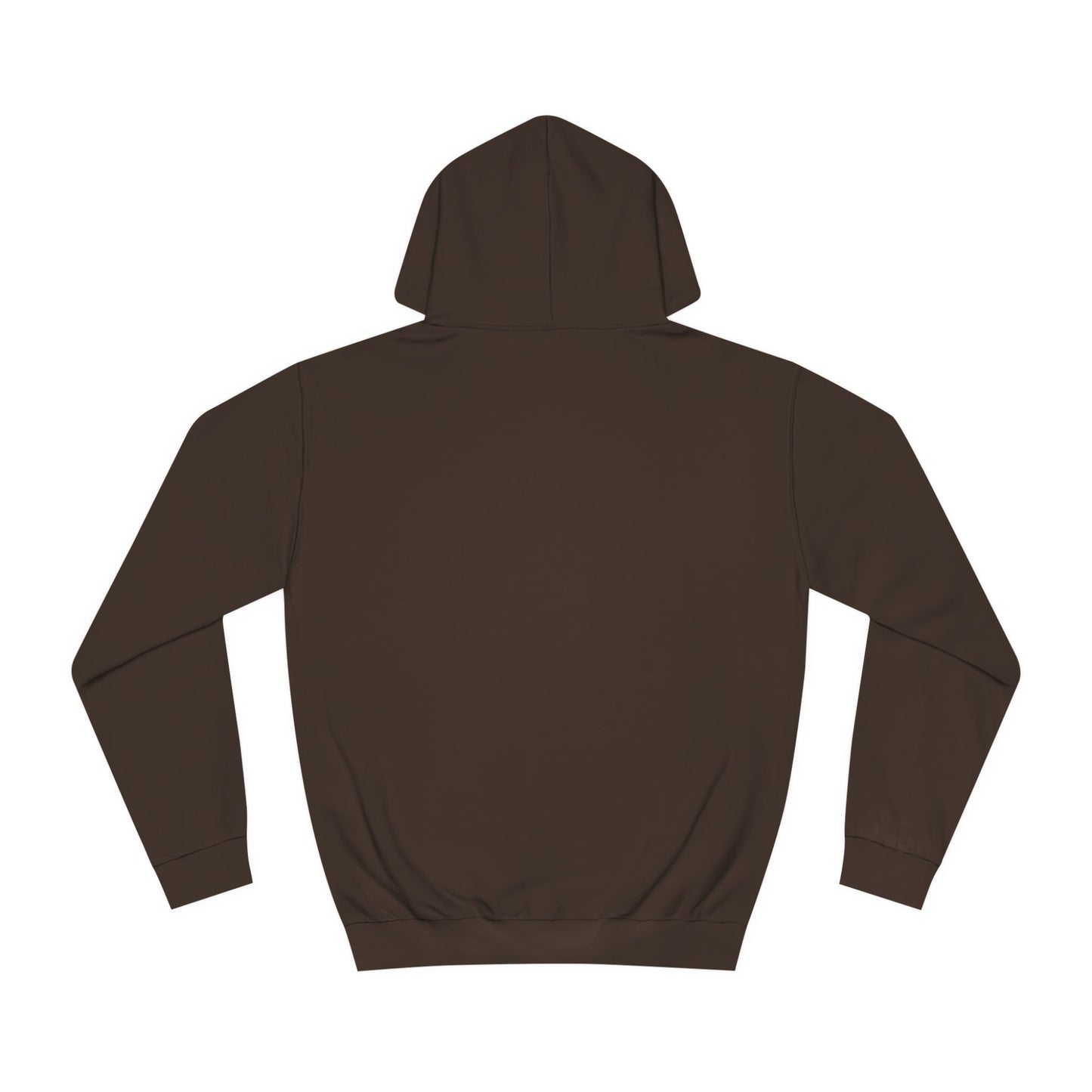 Brown Unisex College Hoodie