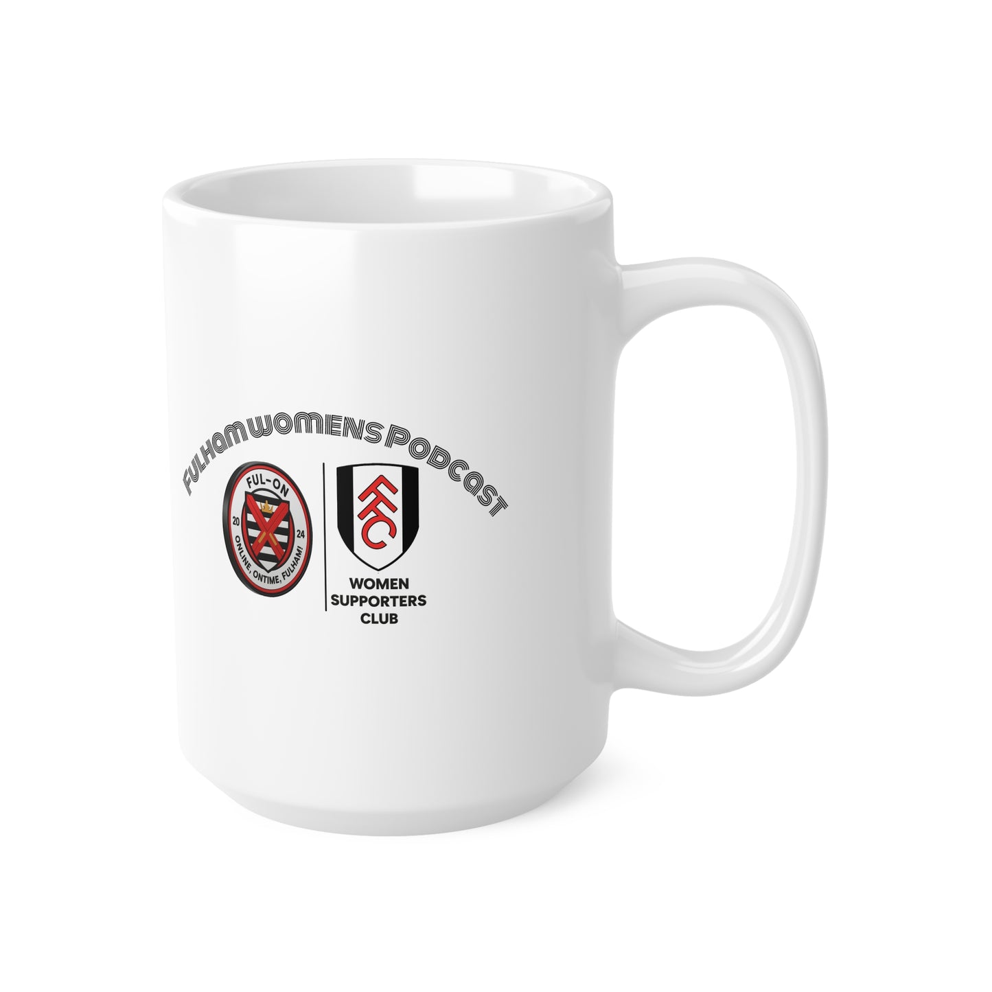 Fulham Women's podcast Mug