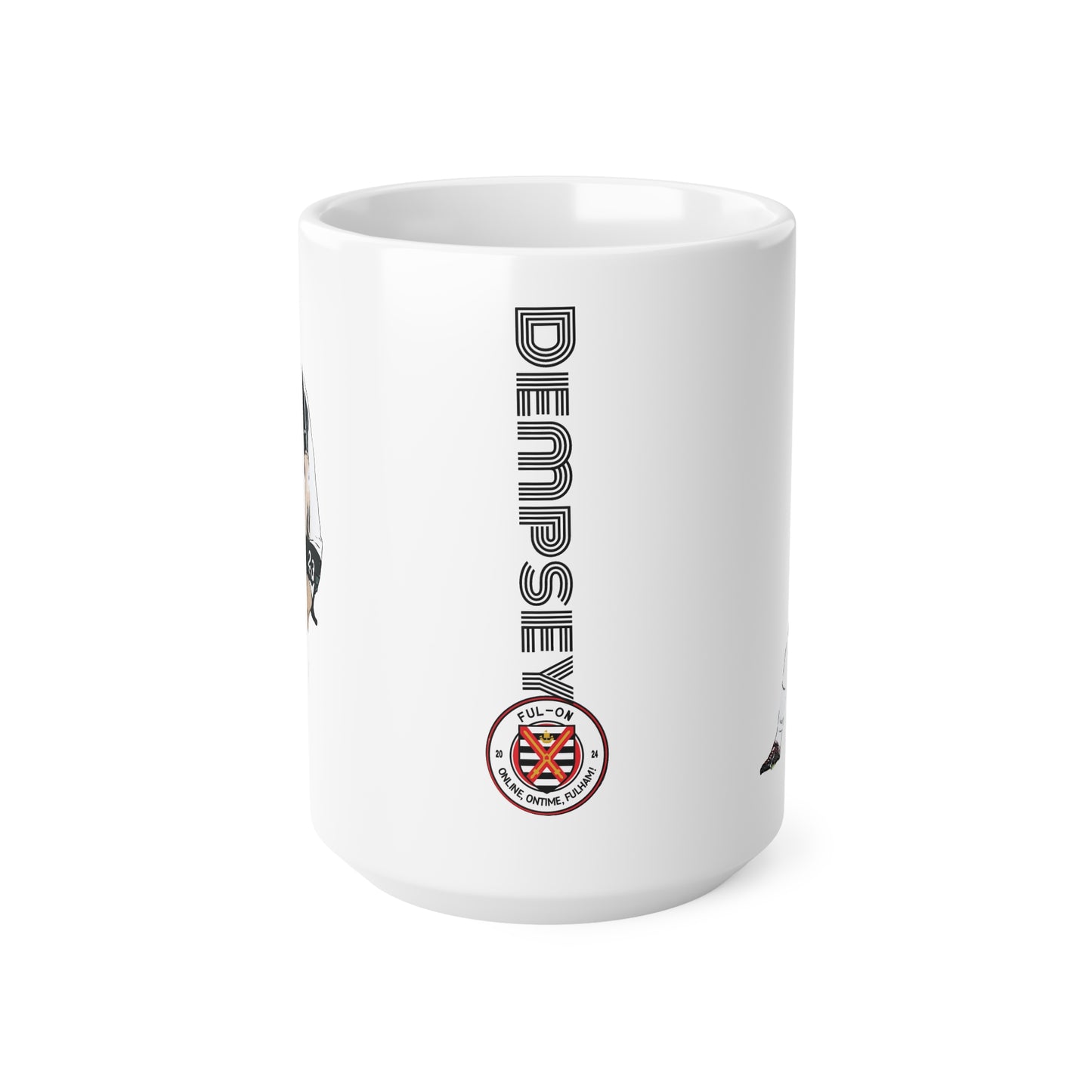 Dempsey Ceramic Coffee Cups, 11oz, 15oz