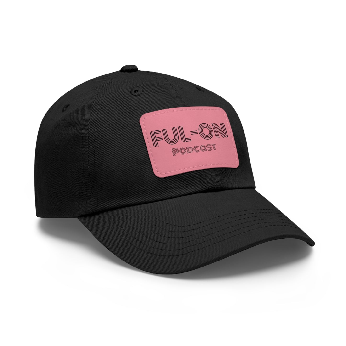 Dad Hat with Leather Patch (US customer) (Rectangle)