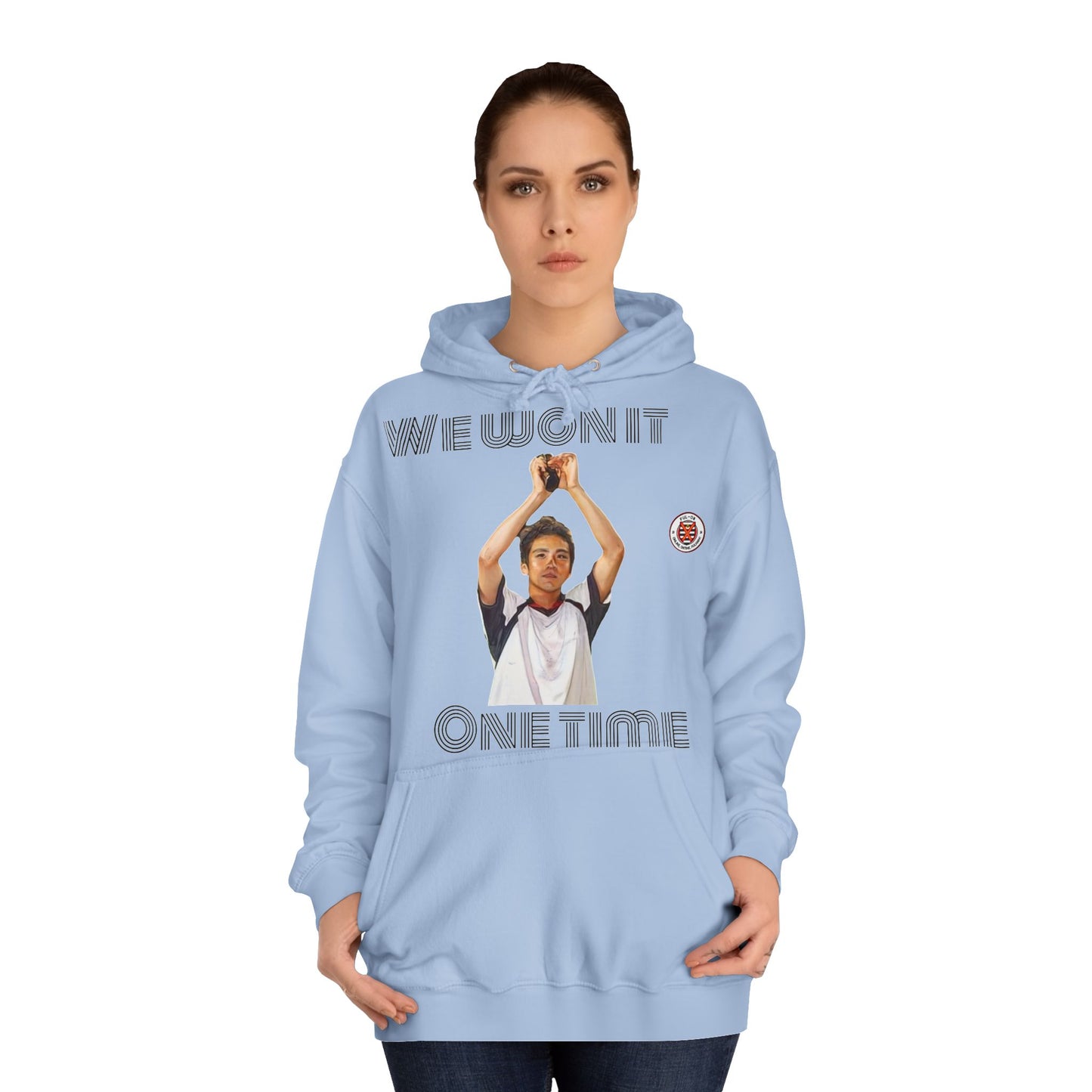 We won it Unisex College Hoodie