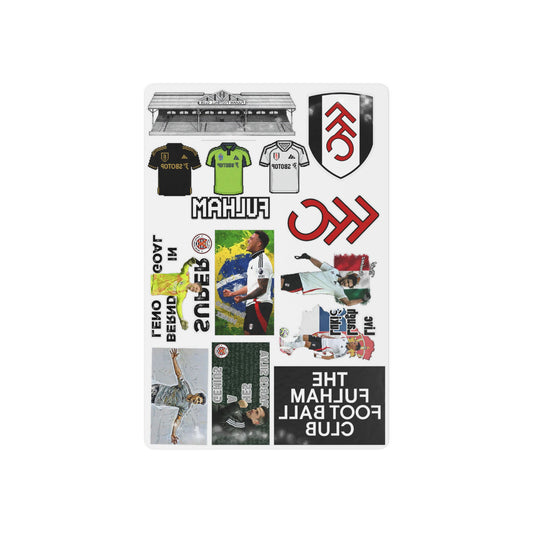 Fulham FC Temporary Tattoo Sheet – Football Club Logos, Jerseys & Fan Decals