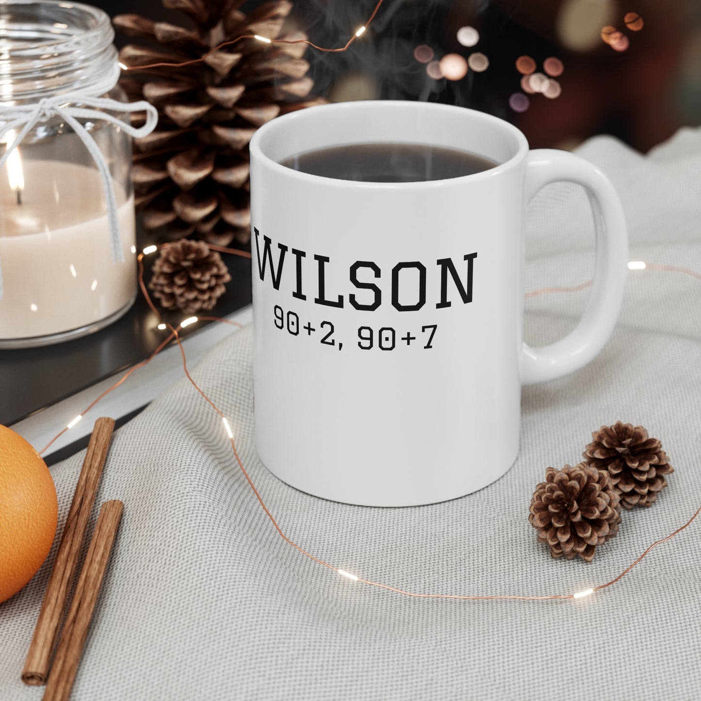 Wilson 90+ Ceramic Coffee Cups, 11oz, 15oz