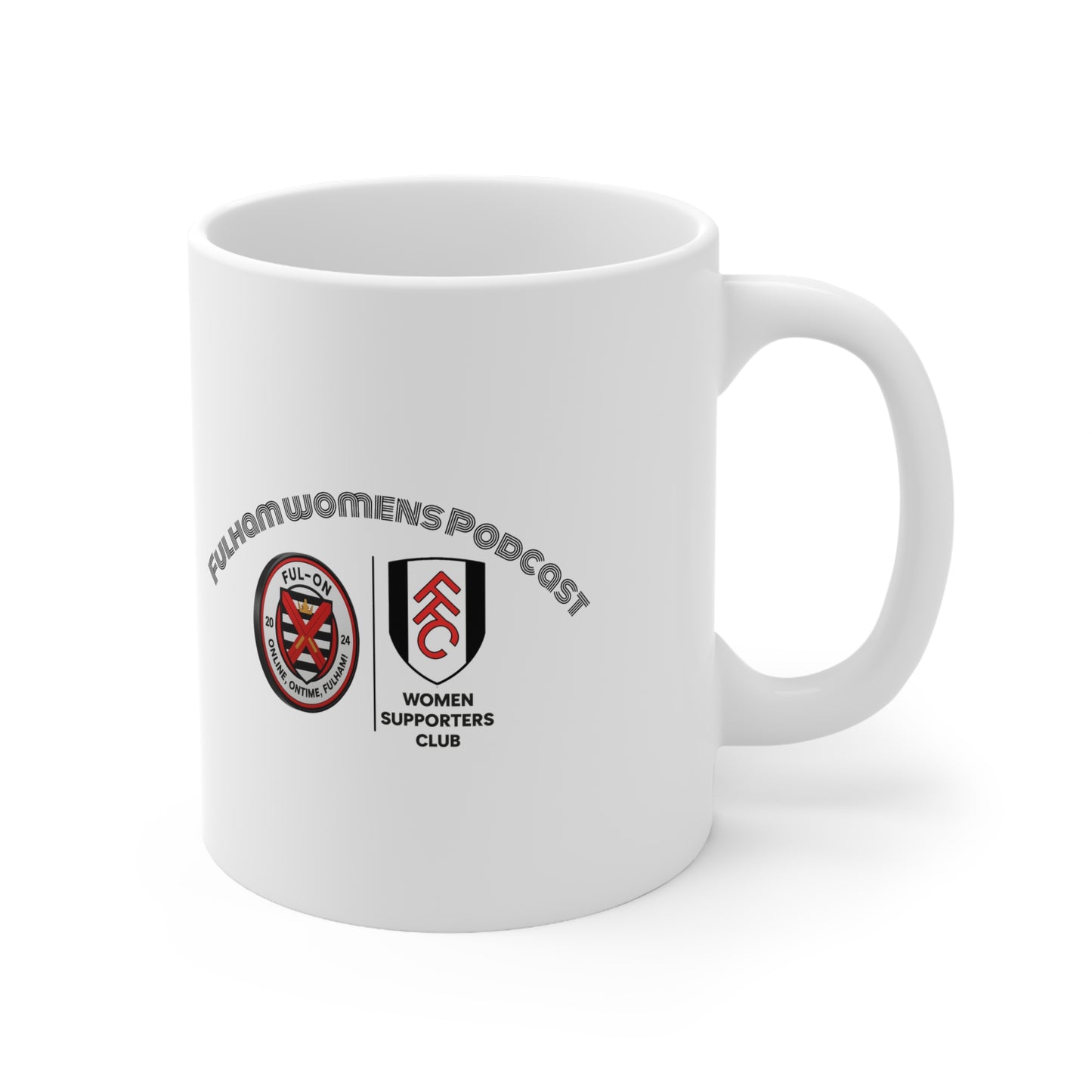 Fulham Women's podcast Mug