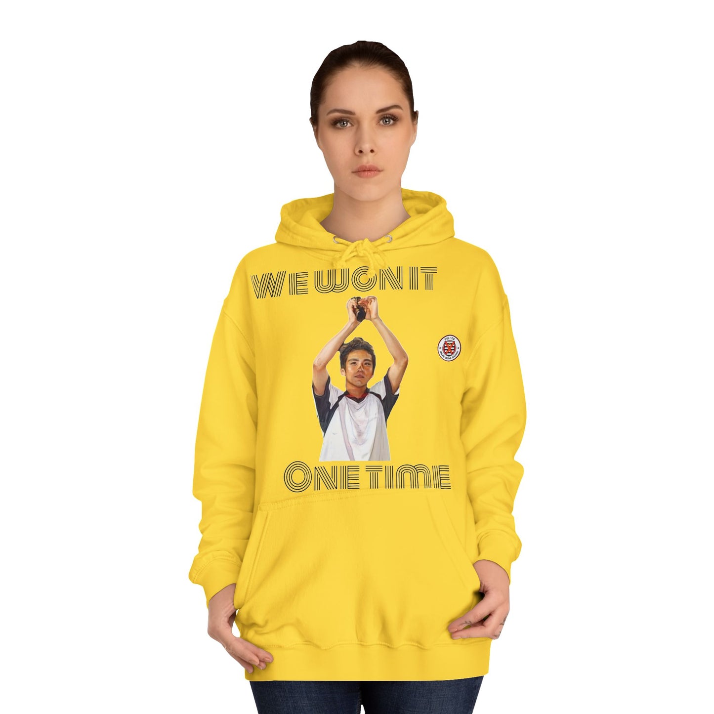 We won it Unisex College Hoodie