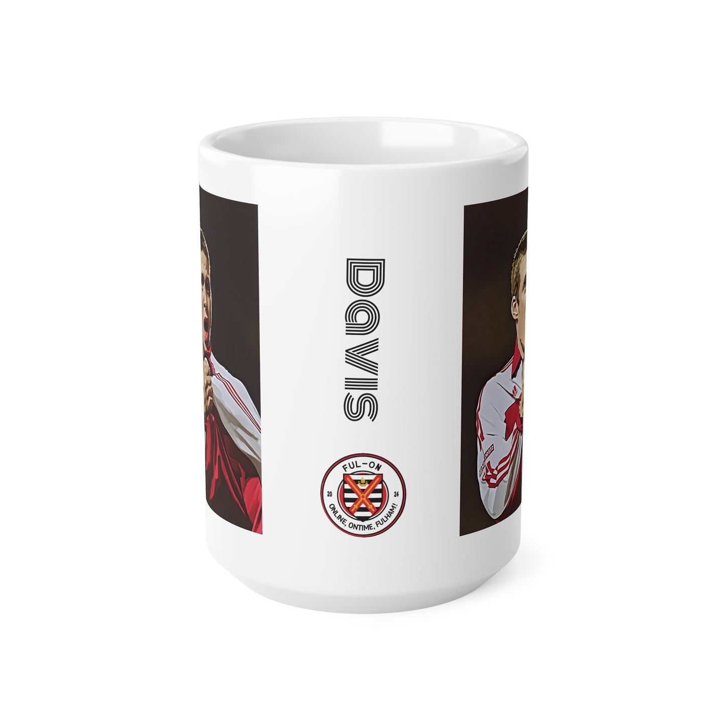 Davis Ceramic Coffee Cups, 11oz, 15oz