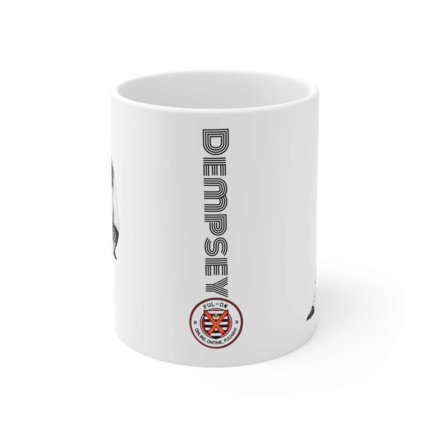 Dempsey Ceramic Coffee Cups, 11oz, 15oz