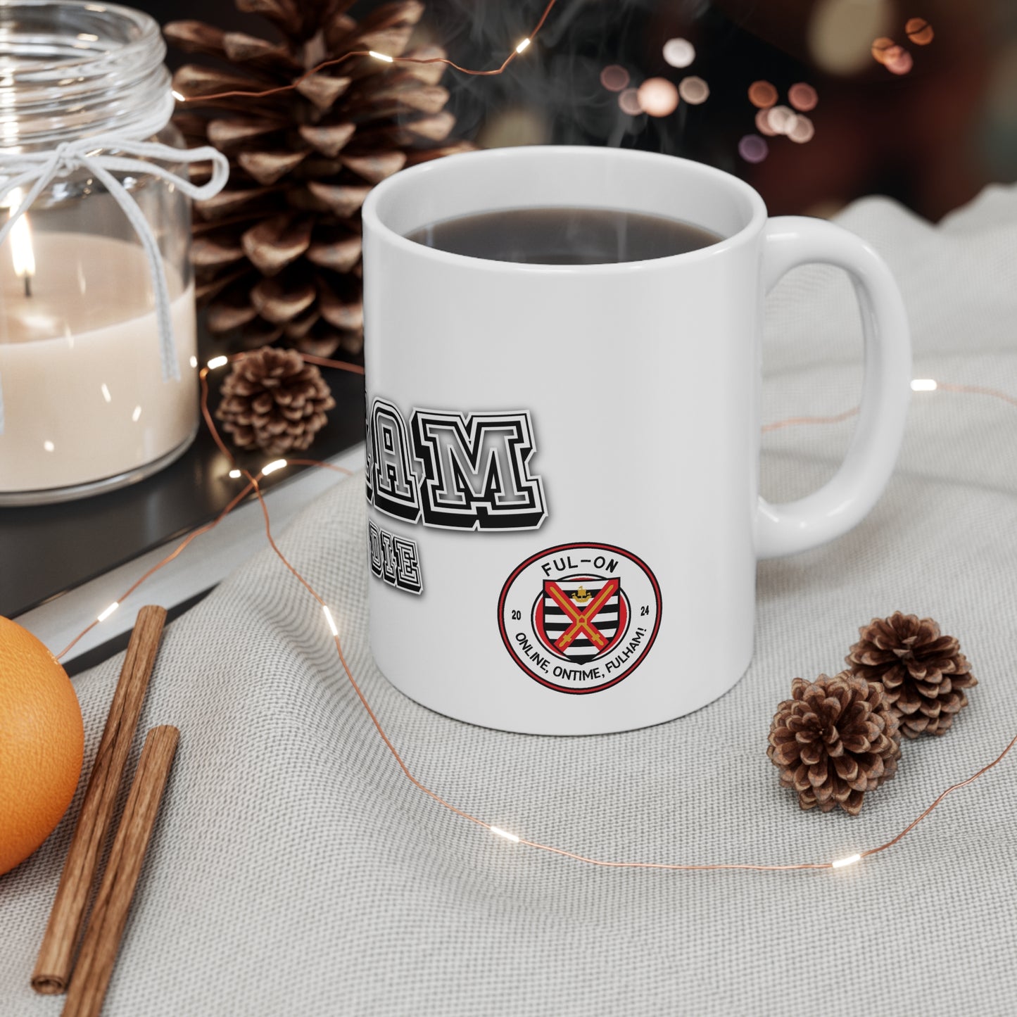 I'm Fulhan Till I Die (White) - Mug