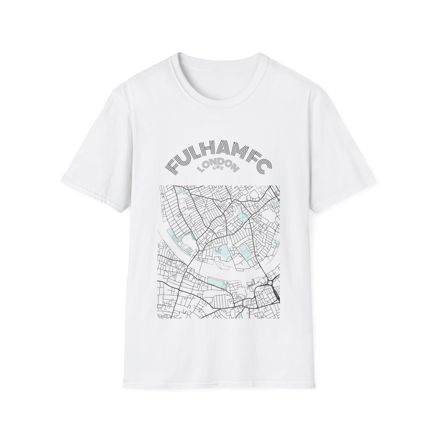 Fulham london sw6 map tee
